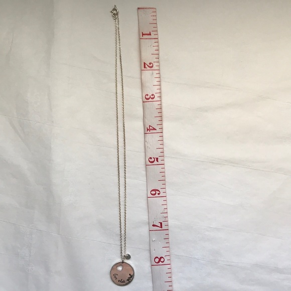 Bon Chic Girl BCBC Max Azria silver heart pendant - Picture 6 of 6